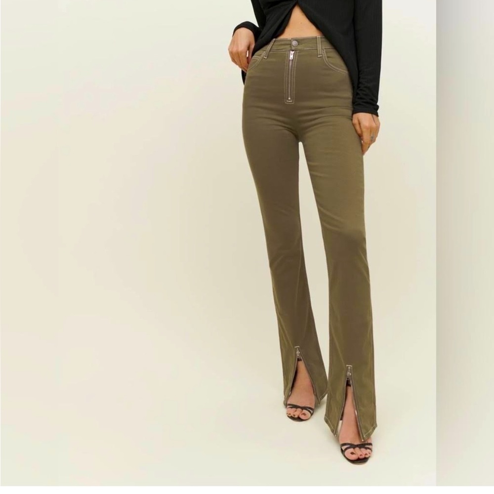 Reformation Joey Zip Front Jeans